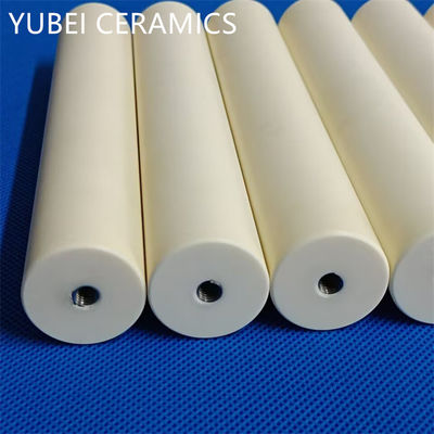 Automotive Alumina Ceramic Parts , Ivory 99% Aluminum Oxide Rod